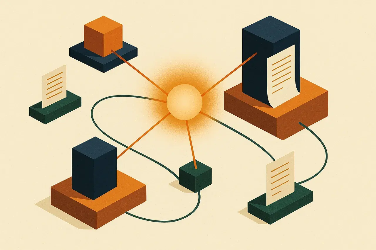 Editorial illustration for AI Legal Assistants and the Battle for Centrality in Contract Lifecycle Management