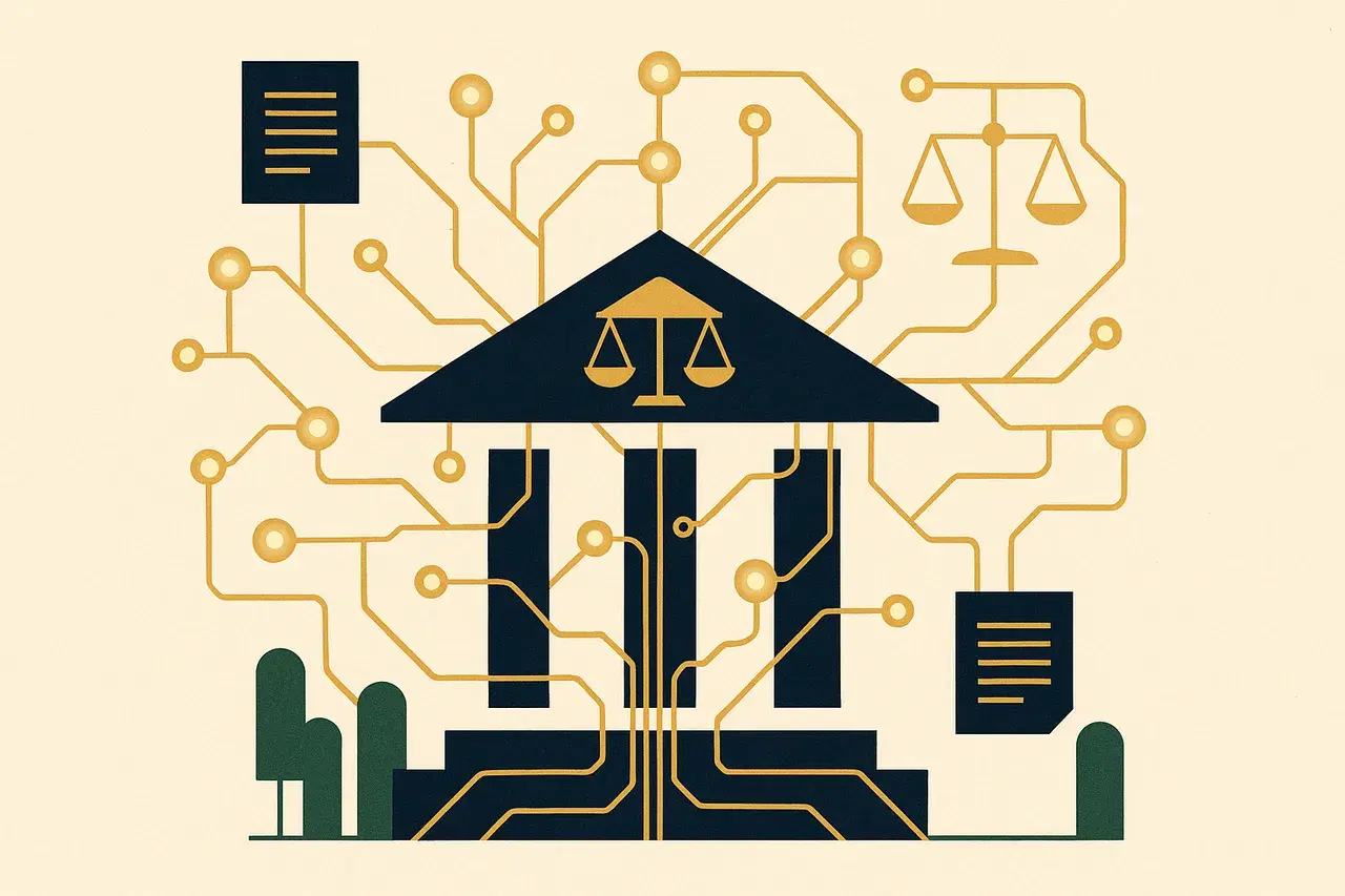 Editorial illustration for How AI Legal Technology Is Turning Law Firms Into Learning Machines