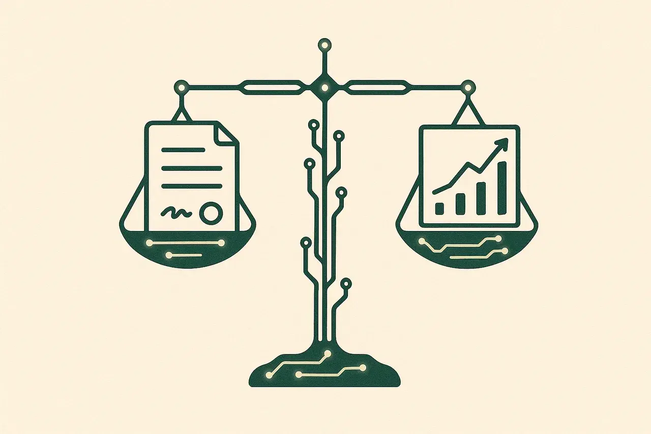 Editorial illustration for AI ROI in Legal: What the Latest Legaltech Boom Means for Contract Lifecycle Management