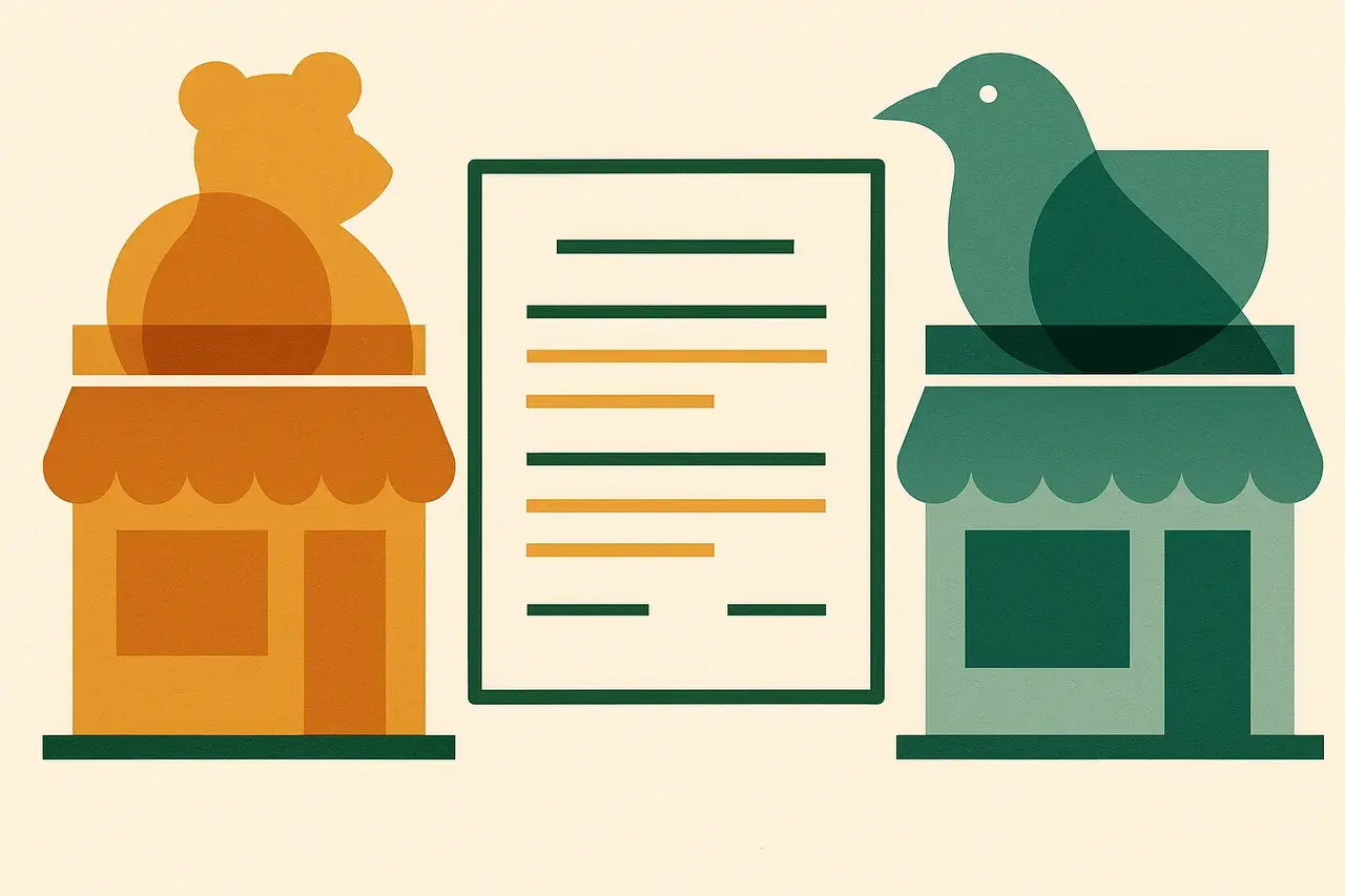 Editorial illustration for Trademark Infringement in Retail: What the Buc-ee's vs Mickey's Convenience Stores Settlement Teaches About Brand Protection Clauses