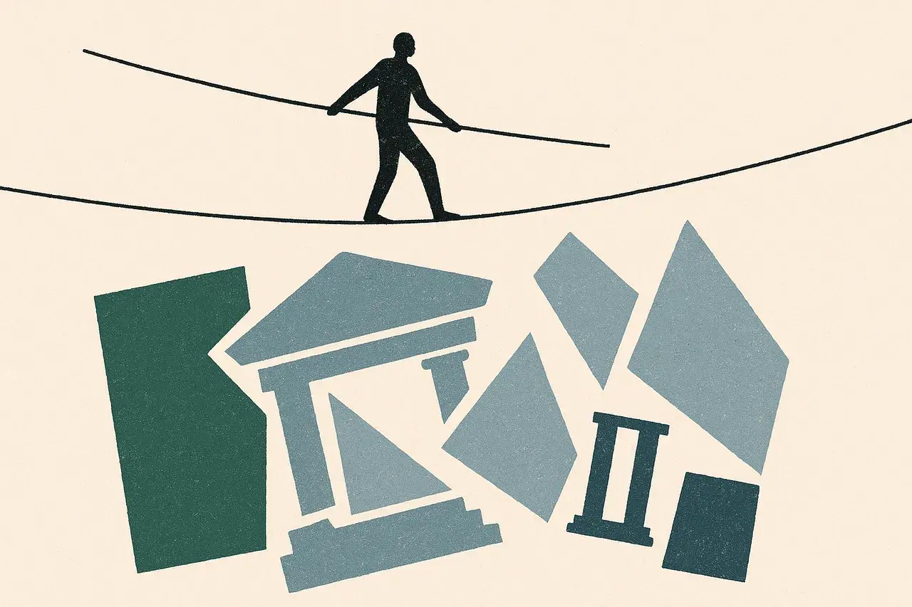 Editorial illustration for Contracting Without a Safety Net: What Distressed Deals Teach Us About Smarter CLM