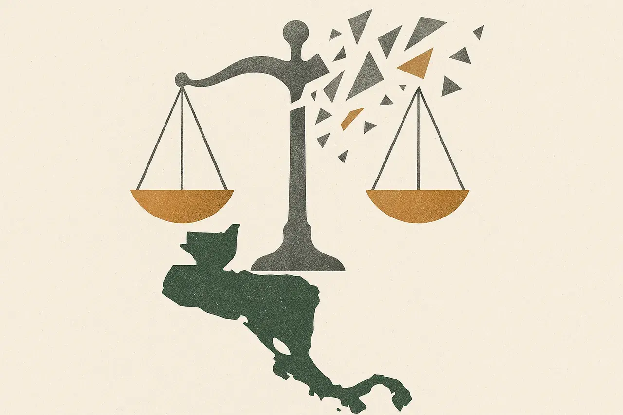 Editorial illustration for El Salvador Mass Trials and Rule-of-Law Risk: What Global GCs Must Know About Contract Enforceability