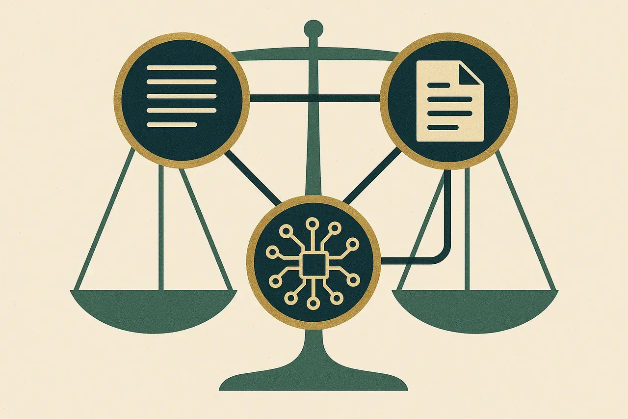 Editorial illustration for Harvey AI and LexisNexis Integration: What It Means for AI Contract Review and Legal Teams in 2026