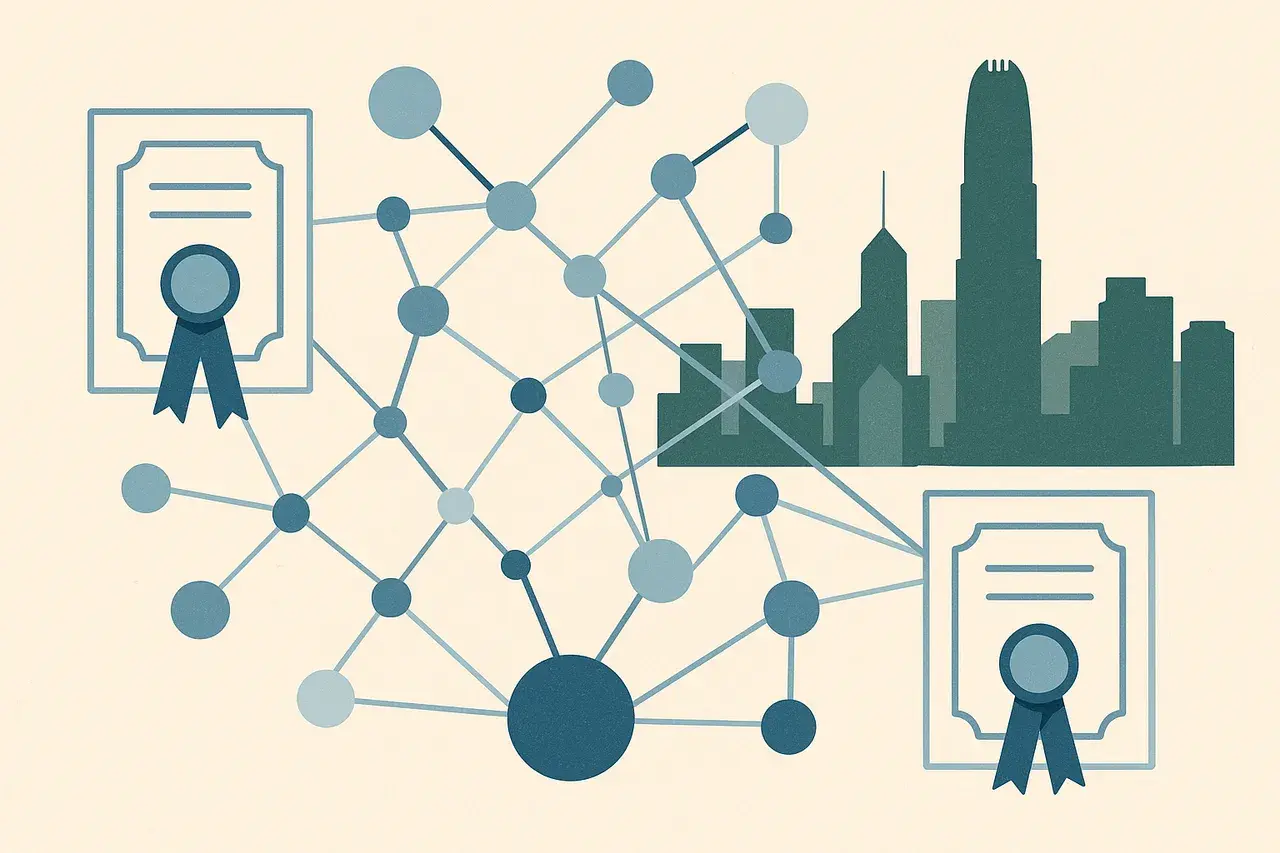 Editorial illustration for Hong Kong's Paperless Securities Shift: What the USM Regime Means for Contract Teams
