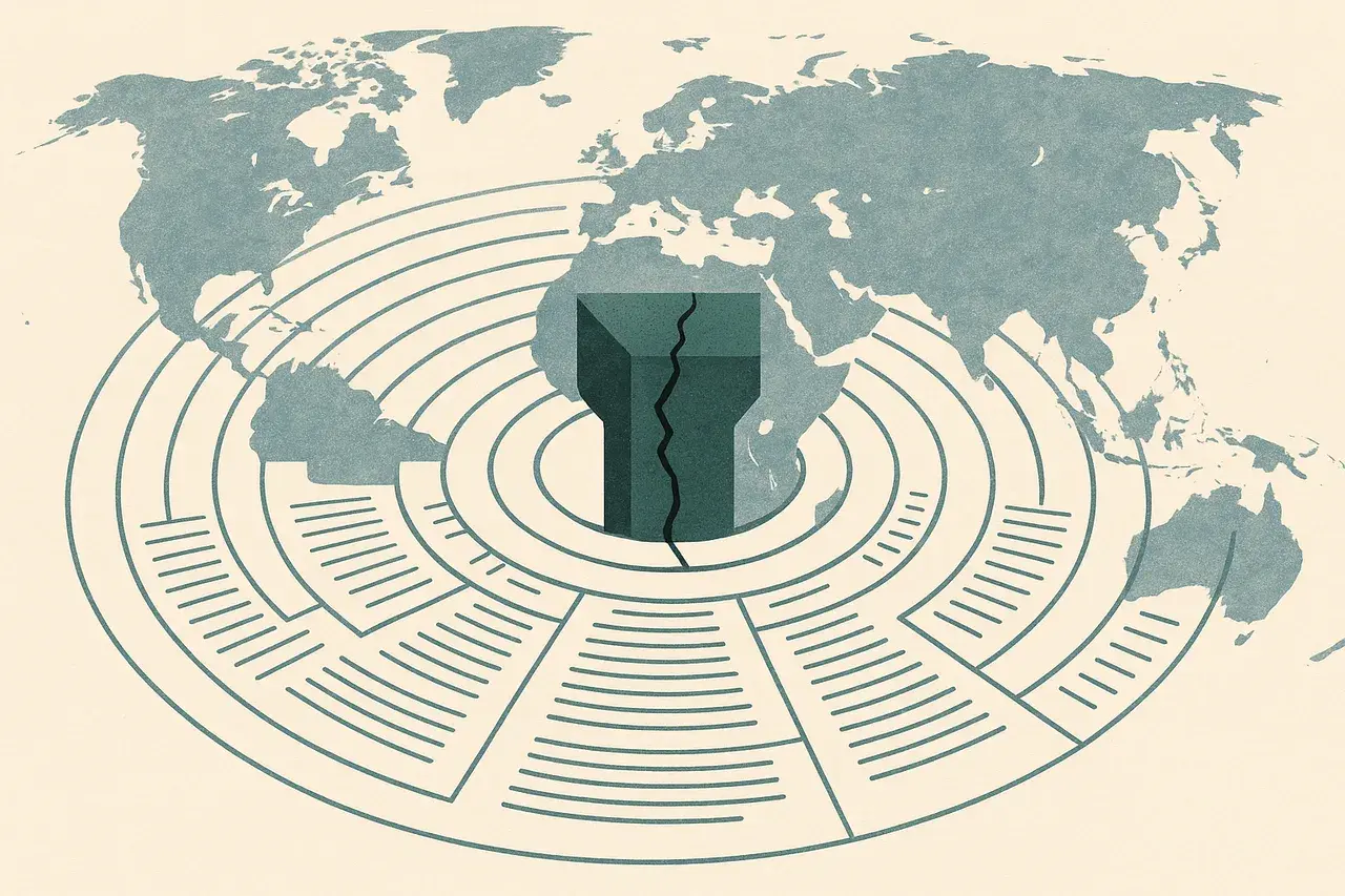 Editorial illustration for Nuclear Site Attacks and Force Majeure: What GCs Must Do When Critical Infrastructure Becomes a War Target