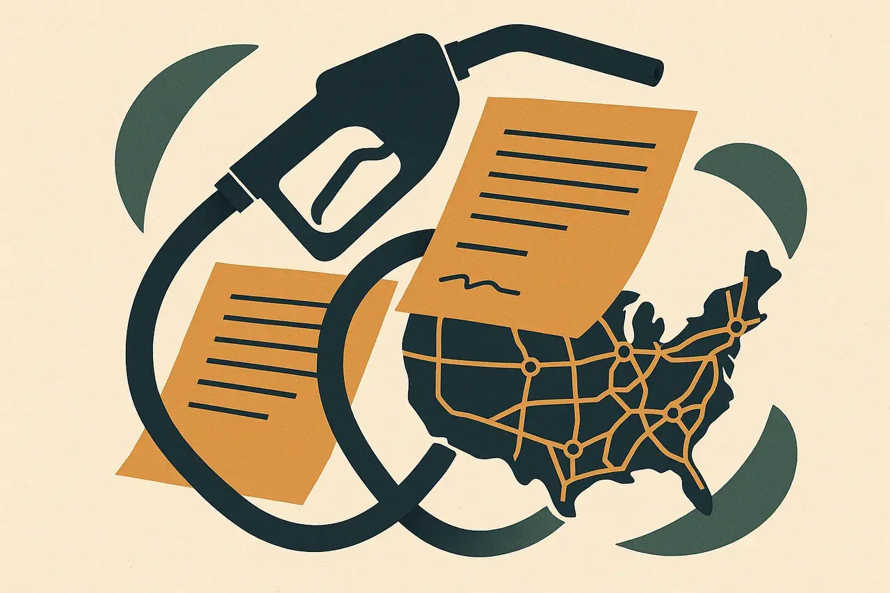 Editorial illustration for Trump Diesel Cost Executive Action: The Contractual and Compliance Fallout for Supply Chains