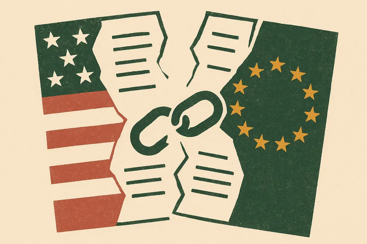 Editorial illustration for Trump's Russia Sanctions Exemption Order: Legal and Contractual Fallout for In-House Teams