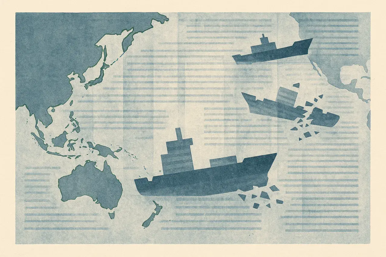 Editorial illustration for Maritime Interdiction and Contract Risk: What the US–Ecuador Fishing Boat Dispute Means for Global Trade Contracts
