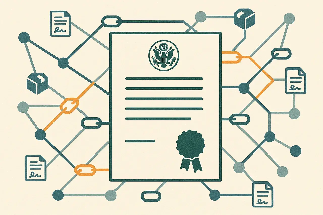 Editorial illustration for US Vaccine Policy Executive Order: Legal and Contractual Fallout for Life Sciences and Healthcare Companies